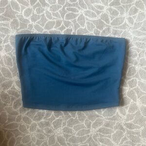Blue tube top
